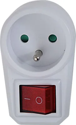 Image de Espérance Elec. Répartiteur de Prise 1 Prise Interrupteur Blanc