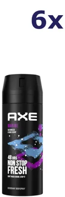Produktbild von 6x Axe Deo Spray 150 ml Marine