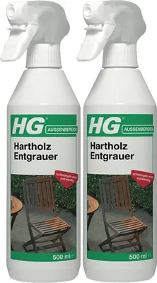 Produktbild von HG Hartholz Entgrauer 500ml (2er Pack)
