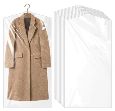 Obrázok produktu pre Priehľadné vrecia na oblečenie, 60 x 120 cm - 100 kusov, plast