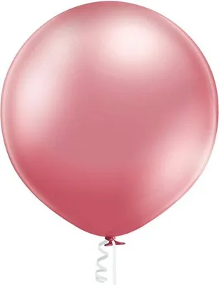 Produktbild von B250 Glänzend rosa Ballons 60cm, 2 Stk.