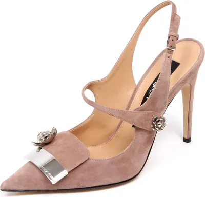 Produktbild von F0946 Sandale rosa SERGIO ROSSI SR1 Schuhe Wildleder Schuh Schuh Frau