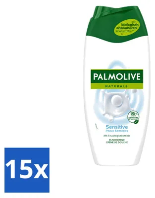 Produktbild von 15 x Palmolive Naturals Sensitive Duschgel für empfindliche Haut 250 ml - Vorteilspackung - 15 Stücke