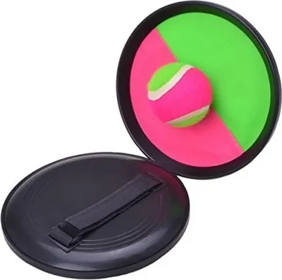 Produktbild von Klettballspiel 2 Kletthandteller 1 Ball - PE/Nylon Freizeitbedarf Filmer 20545