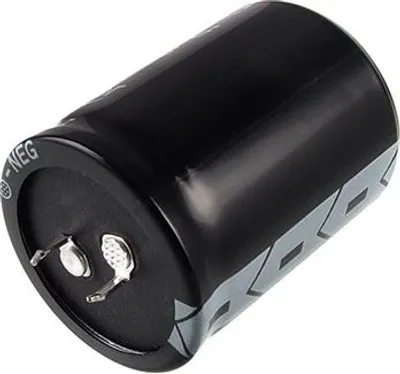 Obrázek produktu pro Kondenzátor 220 µF/450 V DM 1 kus 30 x 36 mm zacvakávací uzávěr