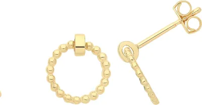 Produktbild von Edle 9 Karat (375) Gold Damen - Paar Ohrstecker - 8mm*7mm; TRS36386