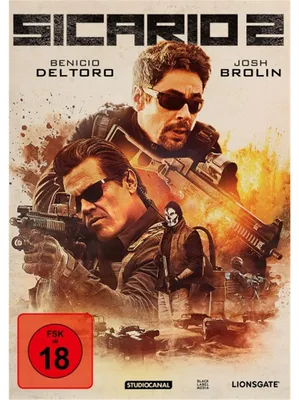Obrázok produktu pre PLAION 1077655, Film, DVD, Nemčina, Angličtina, 117 min, Sicario 1&2, Dobrodružstvo