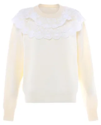 Produktbild von MALUBA Damen Pullover - Weiß, XS/S