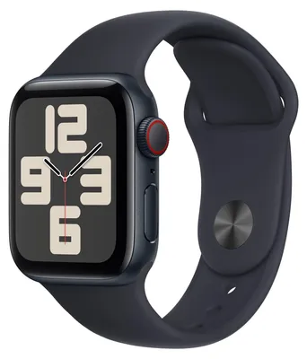 Produktbild von Apple Watch SE (GPS + Cellular) - 40 mm - Mitternachtsaluminium