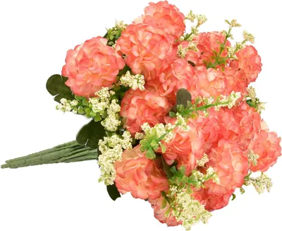 Produktbild von Künstliche dekorative Blumen bunten roten Blumenstrauß
