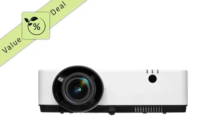 Produktbild von NEC 3LCD Beamer ME382U WUXGA 1920x1200 Heimkino 3800 ANSI Lumen 16:10 - Value Deal: Port