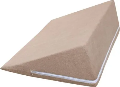 Obrázek produktu pro Klínový podhlavník - 80x50x20 cm - Kávová