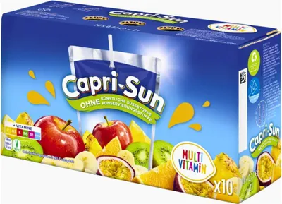 Obrázek produktu pro Capri Sun 30281601, 200 ml, Multivitamin, Sáček, 10 kusů