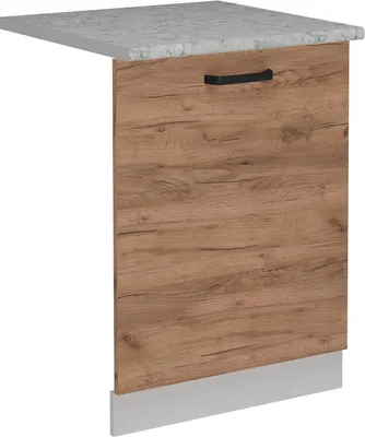 Produktbild von Geschirrspülblende Vicco R-Line Goldkraft Eiche 60 cm , AP Marmor, Model 55066