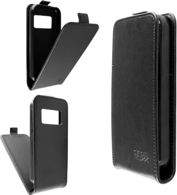 Obrázek produktu pro caseroxx pouzdro na mobilní telefon Knock Cover kompatibilní s Nokia 800 Tough, pouzdro na smartphone Knock Cover v černé barvě
