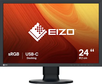 Image de EIZO ColorEdge CS2400R, 61,2 cm (24.1"), 1920 x 1200 pixels, WUXGA, LCD, 14 ms, noir