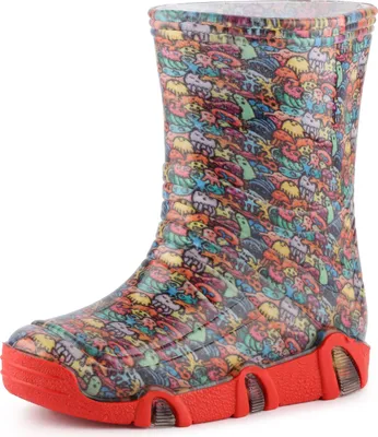 Produktbild von Ladeheid Kinder Mädchen Jungen Gummistiefel Gefüttert SwkBW (Glückliche Kreaturen, 21/22)