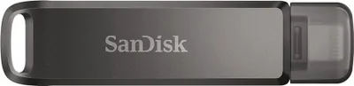 Obrázok produktu pre SanDisk iXpand, 256 GB, USB Type-C / Lightning, 3.2 Gen 1 (3.1 Gen 1), Kĺb, Ochrana heslom, Čierna