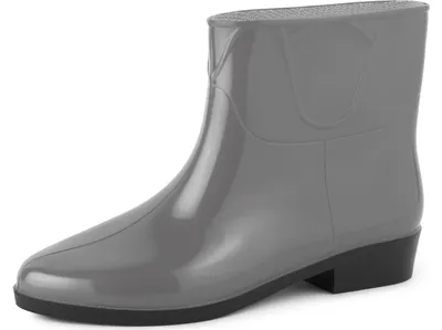Produktbild von Ladeheid Damen Kurze Gummistiefel LAZT201801 (Grau, 38 EU)