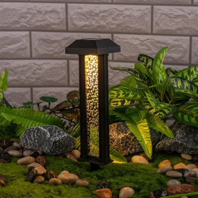 Produktbild von LED Solar Gartenstecker ca. 7,5 x 7,5 x 30,5 cm