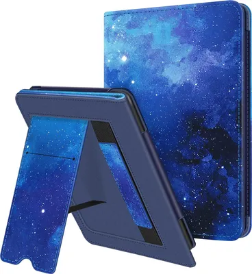 Produktbild von Fintie Hülle für 6 Zoll Kindle (11. Generation) – 2024/2022, Kickstand Schutzhülle mit Handschlaufe und Auto Sleep/Wake für Kindle Basic 2024, Sternenhimmel