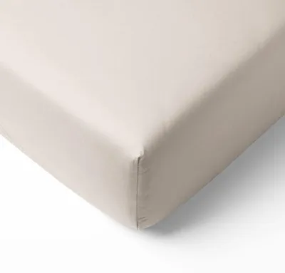 Produktbild von Petite Amélie Spannbettlaken aus Baumwolle 80x160 cm  -  Taupe