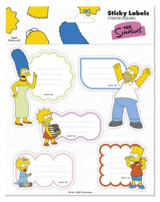 Produktbild von Grupo Erik The Simpsons Premium Aufkleber    One Size