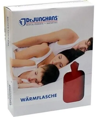 Immagine prodotto di Bottiglia dell'acqua calda con coperchio ROSSO, 2 litri