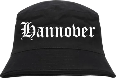Produktbild von Hannover Fischerhut - Altdeutsch - bedruckt - Bucket Hat Anglerhut Hut