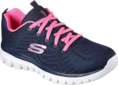 Produktbild von Skechers Graceful - Get Connected - Navy / Pink Polyester Größe: 38.5 Normal