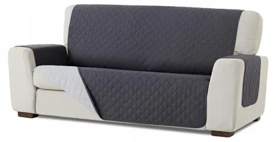 Produktbild von Belmarti Wendbarer Sofabezug Grau 110cm Sofaschutz