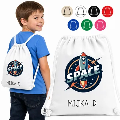 Obrázok produktu pre Taška Na Šport - Raketa, Vesmír A Hviezdy