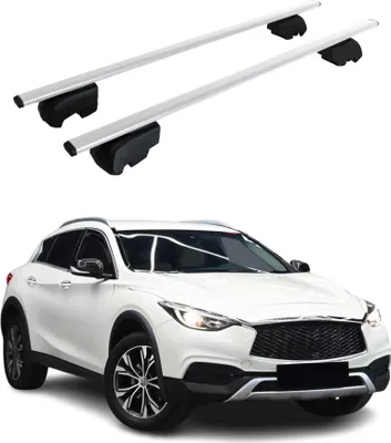 Zdjęcie produktu dla Bagażniki dachowe poprzeczne do Infiniti QX30 2016-2023 Srebrny ABE