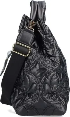 Produktbild von Rieker Damen Henkeltasche gestepptes Logo Handtasche Umhängeriemen H1644, Farbe:Schwarz