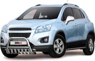 Image de Barre de protection frontale pour Chevrolet Trax 2013-2021 avec ABE Argent Acier