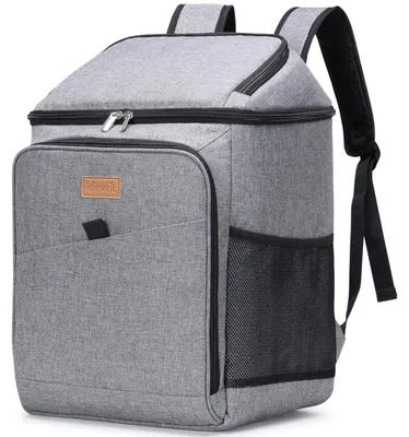 Productafbeelding van Koelrugzak 26 liter - 32 x 25 x 40 cm - Lekvrij - Grijs