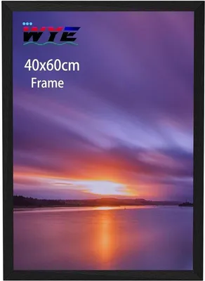 Produktbild von Fotolijst 40x60 cm - Schwarz - Für Poster und Fotos - Holz und Acryl