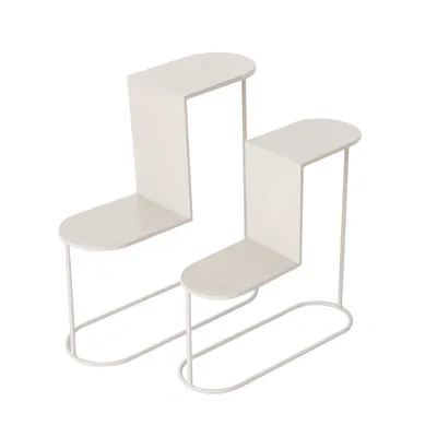 Produktbild von Blumentreppe PLUTO, H. 45-55 cm, 2er-Set