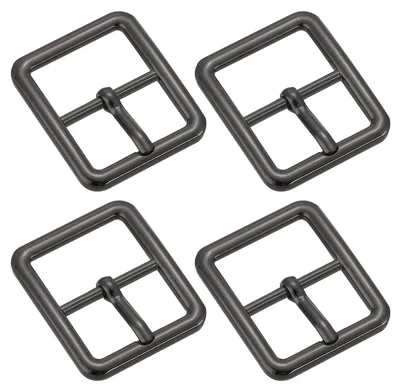 Produktbild von Rollschnalle aus Metall - Verstellbar - Für Gurtbänder - 26 mm - Schwarz