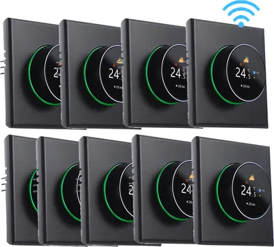Produktbild von 9X WiFi Smart Thermostat 5A Raumthermostat Wasserheizungsgeräte Fußbodenheizung, APP-Steuerung, Sprachsteuerung Kompatibel mit Google Home/Alexa