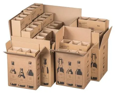 Produktbild von 5x Bierversandkarton für  3 Bierflaschen mit DHL