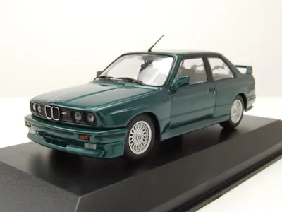 Produktbild von BMW M30 E30 1987 grün metallic Modellauto 1:43 Maxichamps