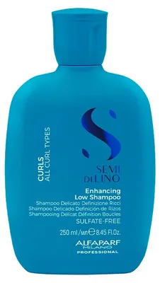 Image de Alfaparf Milano Semi di Lino Curls Shampoo Doux pour Cheveux Bouclés, 250 ml - Shampooing pour cheveux bouclés, productTiles.product.images.aiGenerated