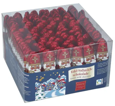 Produktbild von Mini-Nikolaus aus Edelvollmilchschokolade, 140x5,5g