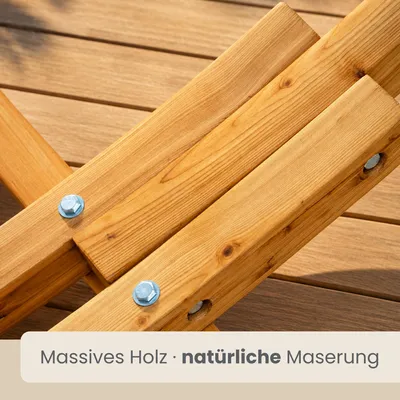 Produktbild von XXL Hängematte mit Holzgestell 325 cm - Outdoor Set für 2 Personen bis 150 kg