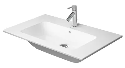 Immagine prodotto di Duravit ME by Starck lavabo pour meuble, avec trop-plein, 1 trou pour robinetterie, avec plage de robinetterie, 830mm, 23368332001, 23368332001