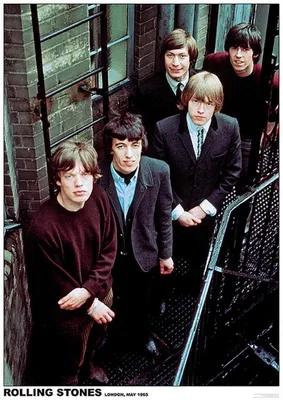 Zdjęcie produktu dla ROLLING STONES - Londyn, maj 1965 - Plakat - 59x84 cm