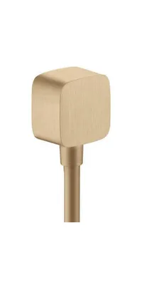 Produktbild von Anschlusswinkel AXOR FixFit Softcube KS m Rückflussverhinderer brushed bronze brushed bronze