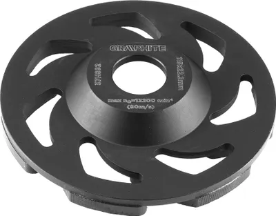 Immagine prodotto di Disco diamantato GRAPHITE Disco diamantato 125/115 x 22,2 x 5 mm, segmento L/segmento C/versione pesante, per smerigliare e tagliare (115 x 22,2 x 5 mm, segmento L)
