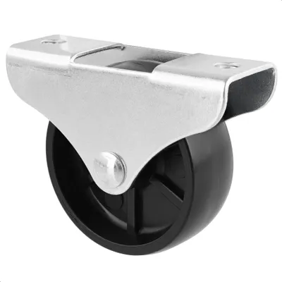 Produktbild von WAGNER Design Möbelrolle / Bockrolle - Durchmesser Ø 50 mm, Stahl verzinkt, schwarz, Tragkraft 50 kg - 01005701
